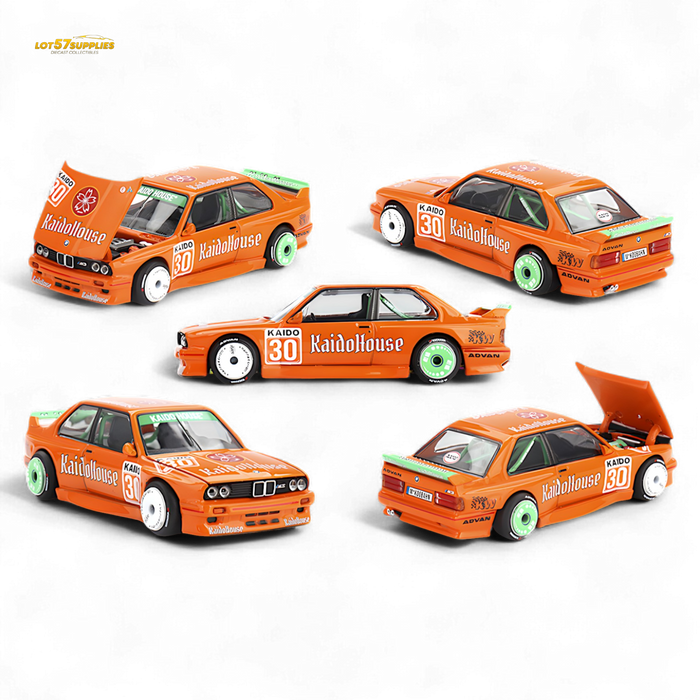 Mini GT x Kaido House BMW M3 E30 KaidoHaus Orange V1 1:64 KHMG177 - for just $27.99! 