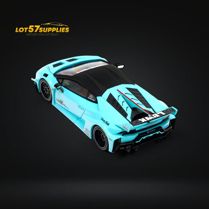 (Pre-Order) King Model LBWK Huracan - Metallic Tiffany Blue 1:64 - for just $36.99! 