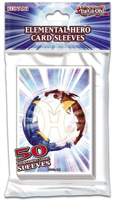 Yu-Gi-Oh! Elemental Hero Sleeves 50-Count - Just $3.95! Shop now at Retro Gaming of Denver