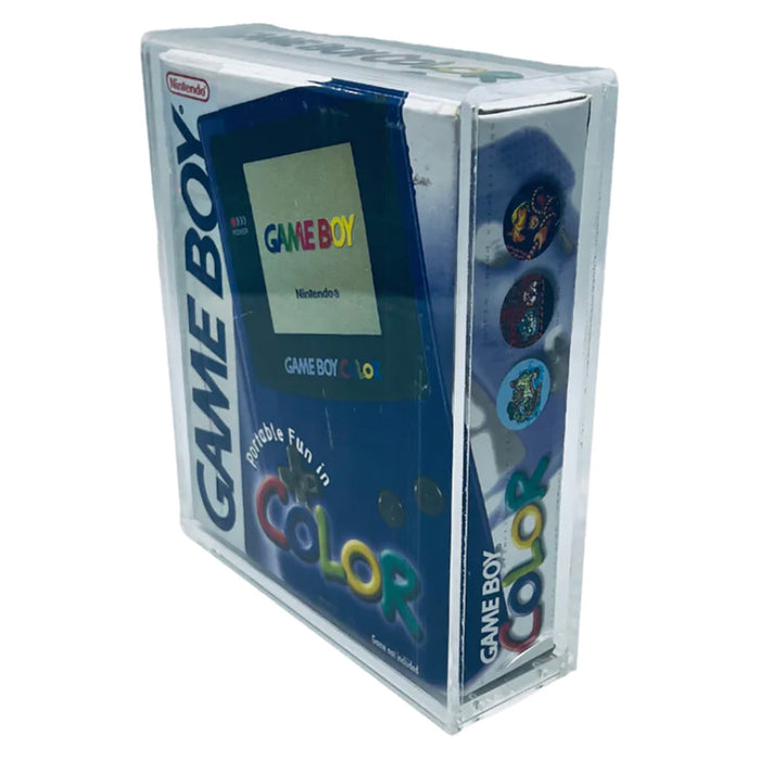 Acrylic Hard Case for GAME BOY COLOR Video Game Console Box (4mm thick, UV & Slide Bottom) Fits: 6h x 5.25w x 1.5d - for just $29.99! 