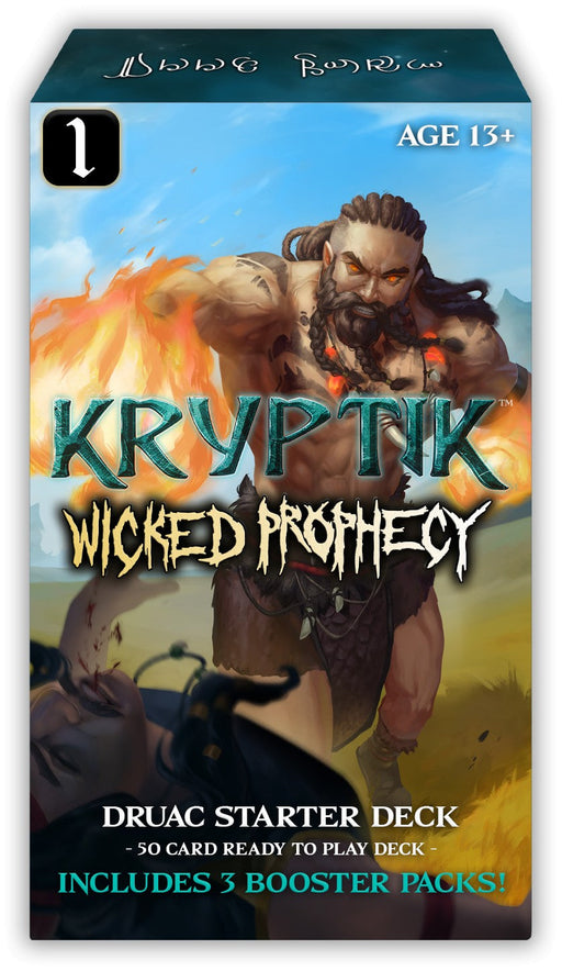 Kryptik TCG - Wicked Prophecy Wave 1 - Starter Deck - for just $9.99! 