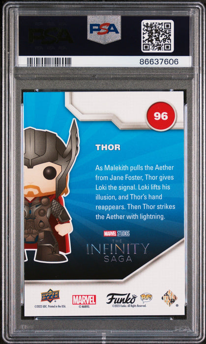 2023 UPPER DECK FUNKO POP MARVEL  THOR  #96  PSA 10 - for just $39! 