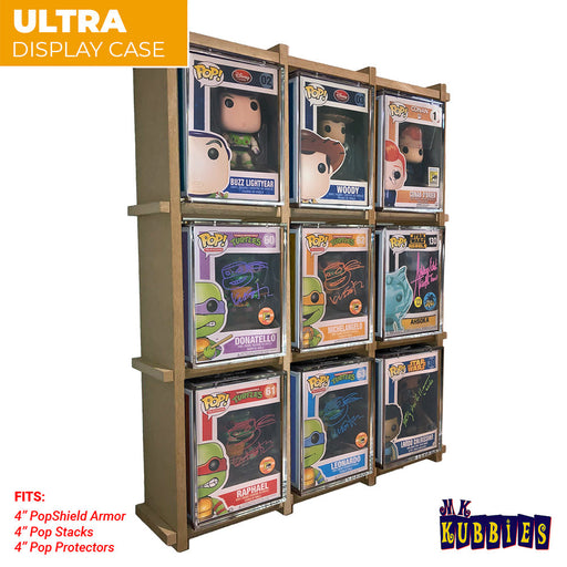 KUBBIE ULTRA (3x3) - In Box Display Case for Funko Pops, Wall Mountable & Stackable Pop Shelf (MDF Wood) - Just $39.99! Shop now at Retro Gaming of Denver