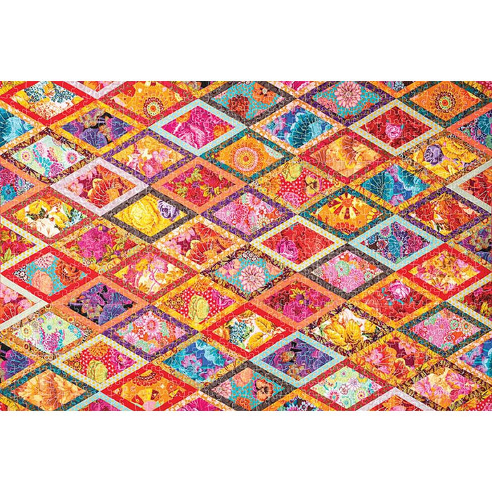 Kaffe Fassett's Diamond Quilt 1000 Piece Jigsaw Puzzle C&T - for just $24.99! 