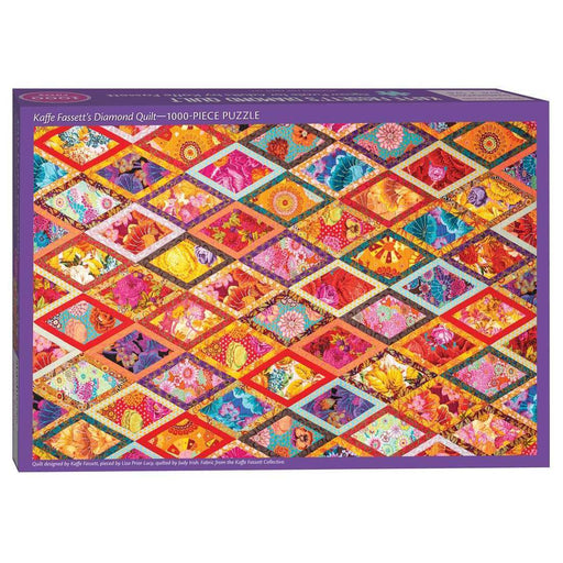 Kaffe Fassett's Diamond Quilt 1000 Piece Jigsaw Puzzle C&T - for just $24.99! 