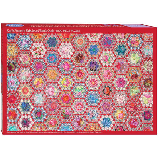 Kaffe Fassett's Fabulous Florals Quilt 1000 Piece Jigsaw Puzzle C&T - for just $24.99! 