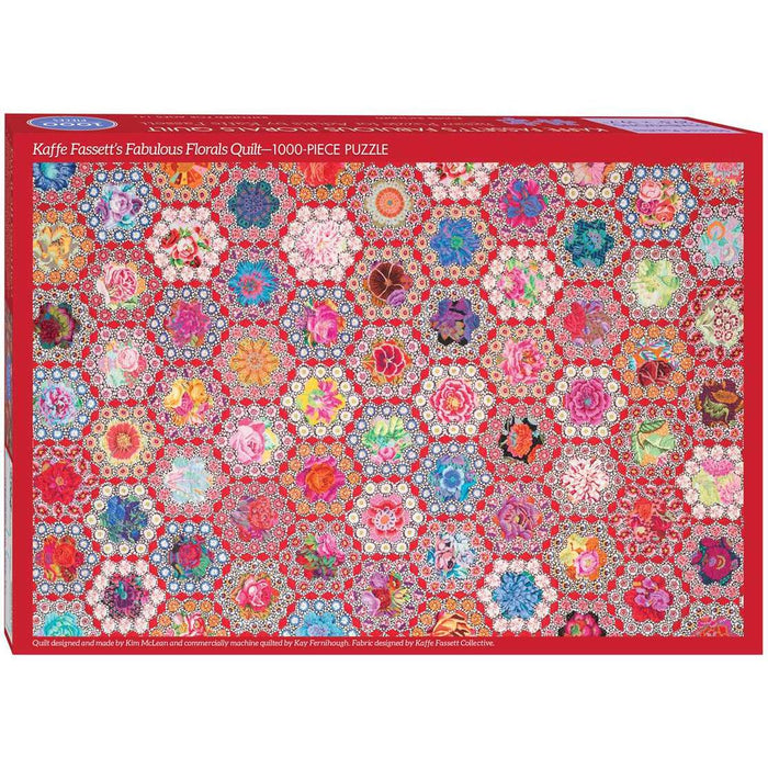 Kaffe Fassett's Fabulous Florals Quilt 1000 Piece Jigsaw Puzzle C&T - for just $24.99! 