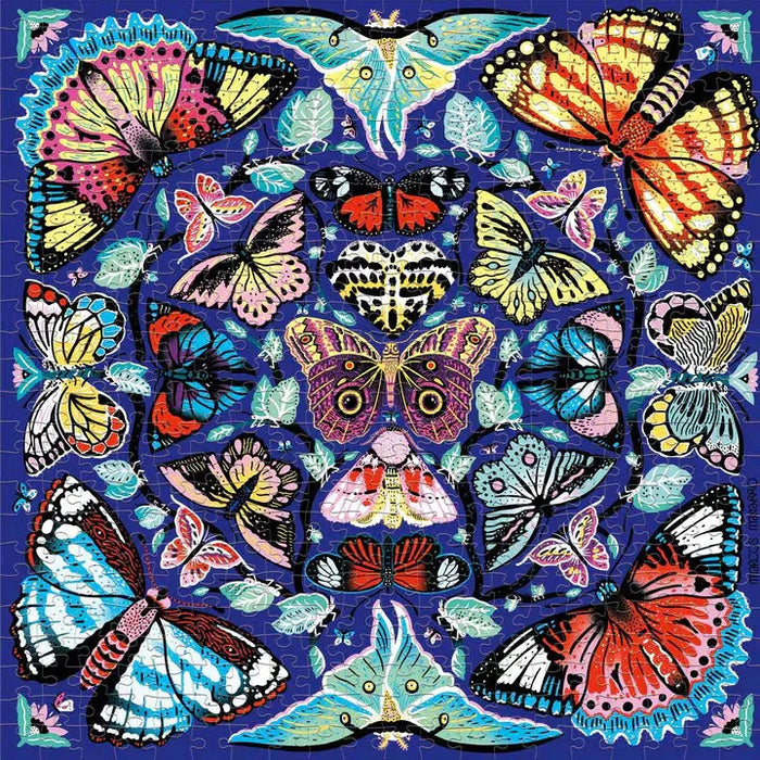 Kaleido-Butterflies 500 Piece Jigsaw Puzzle Mudpuppy - for just $17.99! 