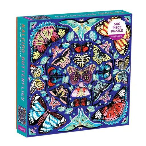 Kaleido-Butterflies 500 Piece Jigsaw Puzzle Mudpuppy - for just $17.99! 