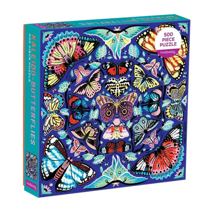 Kaleido-Butterflies 500 Piece Jigsaw Puzzle Mudpuppy - for just $17.99! 