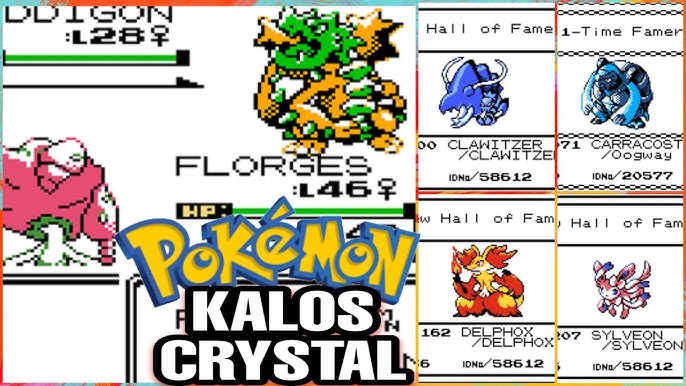 Pokemon Kalos Crystal GBC Video Game Gameboy Color ROM Hack - for just $15.99! 