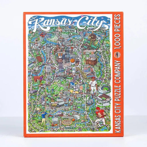 Kansas City 1000 Piece Jigsaw Puzzle Birdie - for just $32.99! 