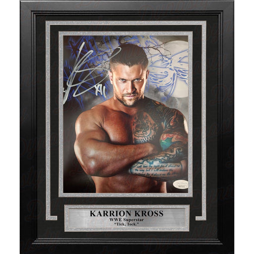 Karrion Kross Arms Folded Autographed 8" x 10" Framed WWE Wrestling Photo - Premium Autographed Framed Wrestling Photos - Just $54! Shop now at Retro Gaming of Denver