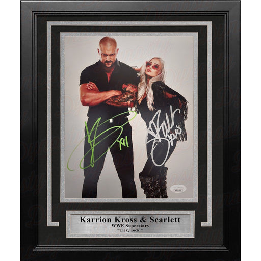 Karrion Kross & Scarlett Autographed 8" x 10" Framed WWE Wrestling Photo - Premium Autographed Framed Wrestling Photos - Just $64! Shop now at Retro Gaming of Denver
