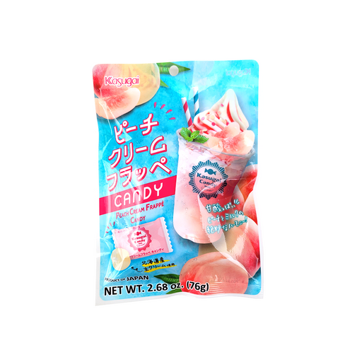 Kasugai Peach Cream Frappe Candy (Japan) - Premium Candy & Chocolate - Just $3.49! Shop now at Retro Gaming of Denver