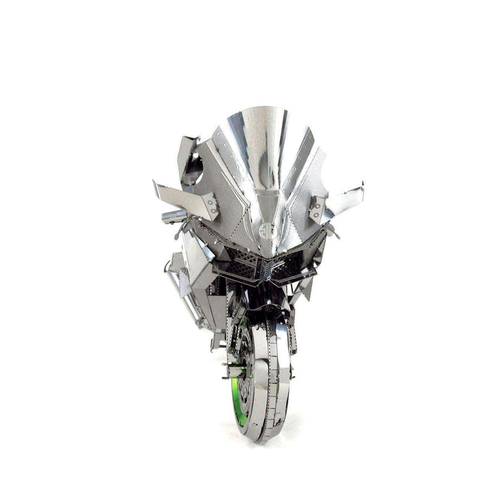 Kawasaki Ninja H2R Motorcycle Premium 3D Steel Model Kit Metal Earth - for just $17.99! 