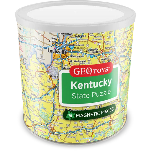 Kentucky State 70 Piece Magnetic Jigsaw Puzzle Geotoys - for just $11.99! 