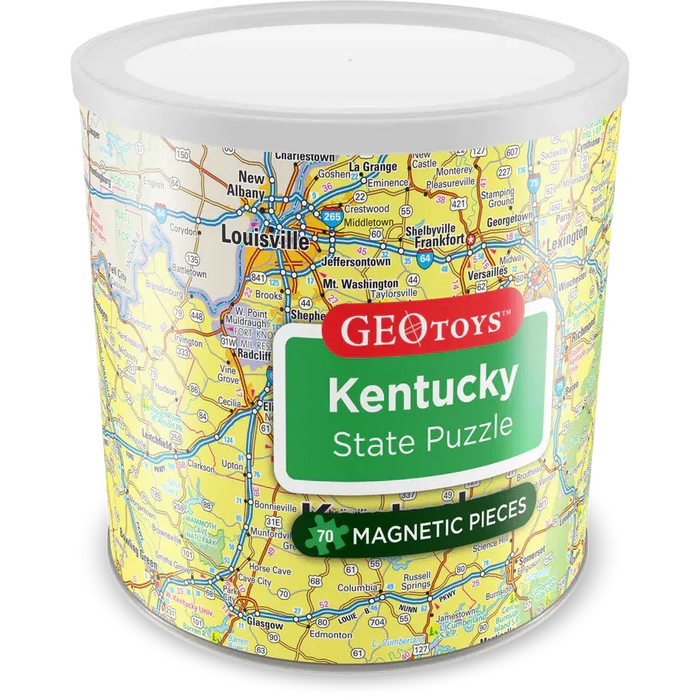 Kentucky State 70 Piece Magnetic Jigsaw Puzzle Geotoys - for just $11.99! 