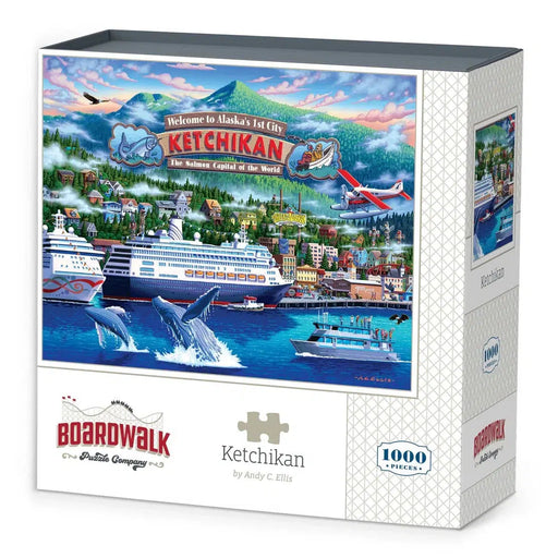 Ketchikan 1000 Piece Jigsaw Puzzle Boardwalk - for just $23.99! 