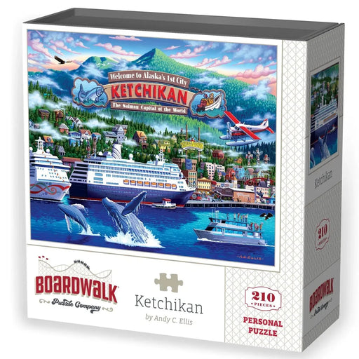 Ketchikan Alaska 210 Piece Jigsaw Puzzle Boardwalk - for just $11.99! 