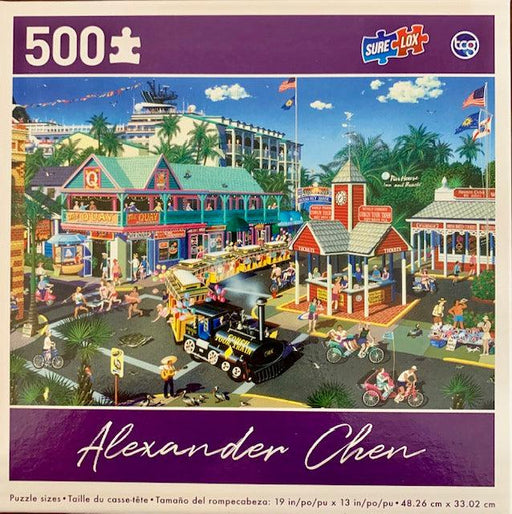 Key West by Alexander Chen 500 Piece Jigsaw Puzzle Sure Lox - for just $14.99! 