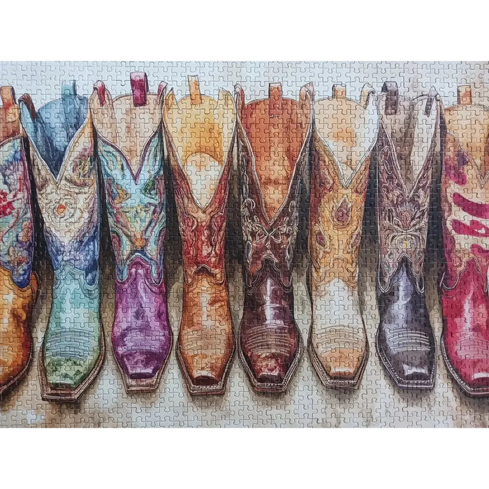 Kickin' Up Dust 1000 Piece Jigsaw Puzzle Snappy - for just $34.99! 