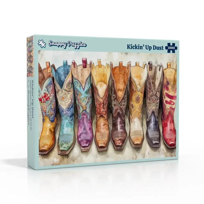 Kickin' Up Dust 1000 Piece Jigsaw Puzzle Snappy - for just $34.99! 
