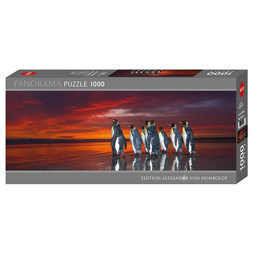 King Penguins 1000 Piece Panoramic Jigsaw Puzzle Heye - for just $29.99! 
