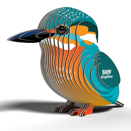 Kingfisher 3D Cardboard Model Kit Eugy - for just $11.99! 