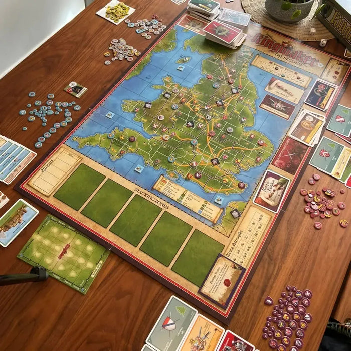 Kingmaker Royal Re-Launch - Wars of the Roses Tactical Board Game - Gibsons - for just $99.99! 