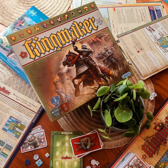 Kingmaker Royal Re-Launch - Wars of the Roses Tactical Board Game - Gibsons - for just $99.99! 