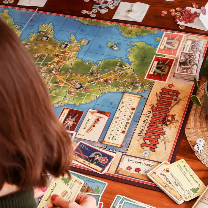 Kingmaker Royal Re-Launch - Wars of the Roses Tactical Board Game - Gibsons - for just $99.99! 