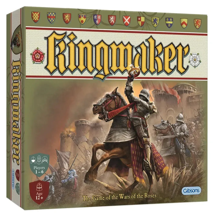 Kingmaker Royal Re-Launch - Wars of the Roses Tactical Board Game - Gibsons - for just $99.99! 