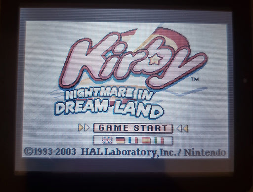 Kirby Nightmare in Dream Land GBA Video Game Boy Advance - for just $11.50! 