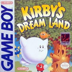 Front cover view of Kirby's Dream Land - GameBoy