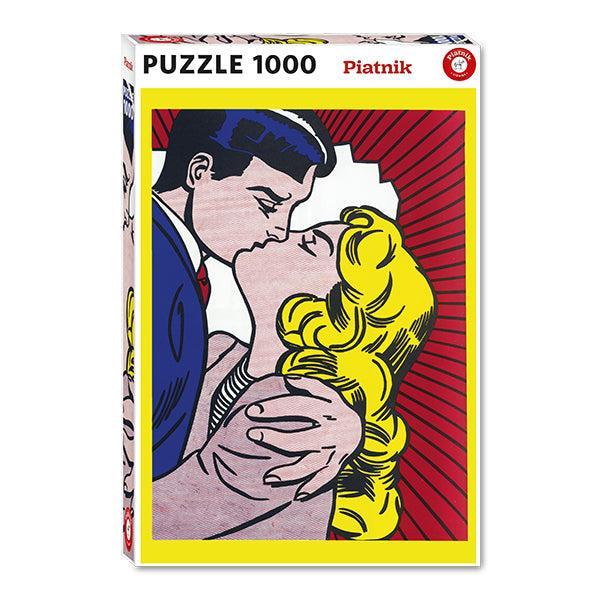 Kiss III by Lichtenstein 1000 Piece Jigsaw Puzzle Piatnik - for just $24.99! 