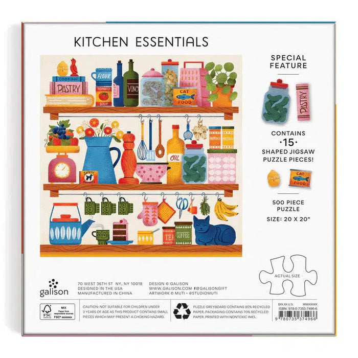 Kitchen Essentials 500 Piece Jigsaw Puzzle Galison - for just $19.99! 