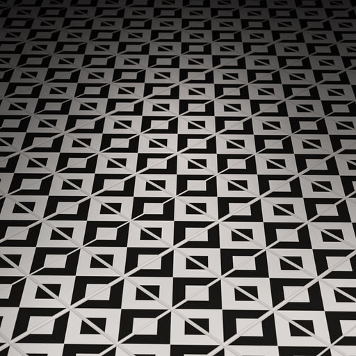 Black & White Kitchen / Diner Flooring - B3 Customs® Printed 2x2 Tile - Just $1.50! Shop now at Retro Gaming of Denver