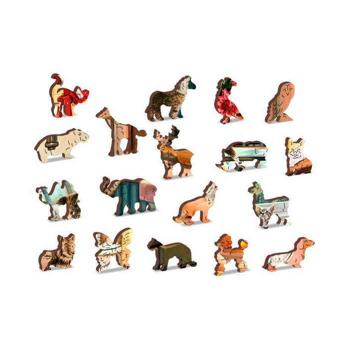 Kitten Kitchen Capers 1010 Piece Wood Jigsaw Puzzle Wooden City - for just $49.99! 