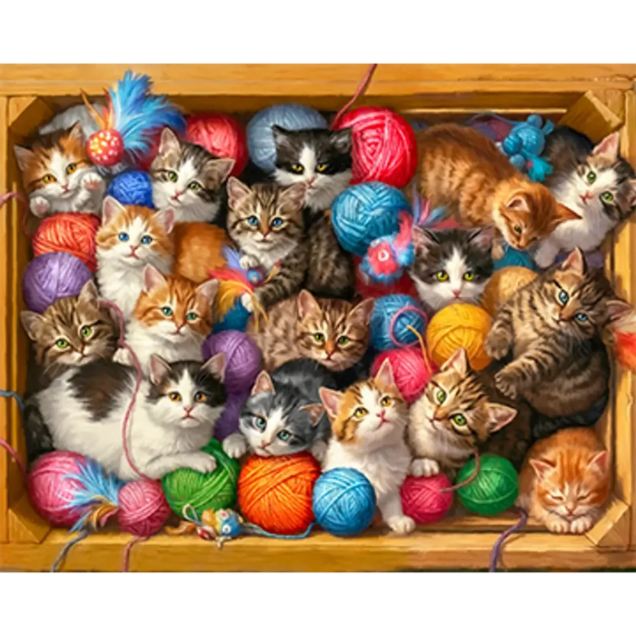 Kittens Galore 1000 Piece Jigsaw Puzzle Springbok - for just $19.99! 