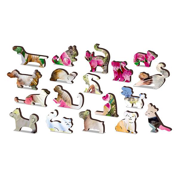 Kittens in Hollywood 200 Piece Wood Jigsaw Puzzle Wooden City - for just $19.99! 