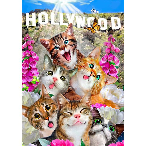 Kittens in Hollywood 200 Piece Wood Jigsaw Puzzle Wooden City - for just $19.99! 