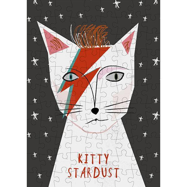 Kitty Stardust 99 Piece Mini Jigsaw Puzzle Happily - for just $11.99! 