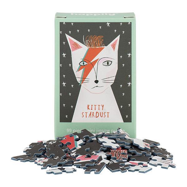 Kitty Stardust 99 Piece Mini Jigsaw Puzzle Happily - for just $11.99! 