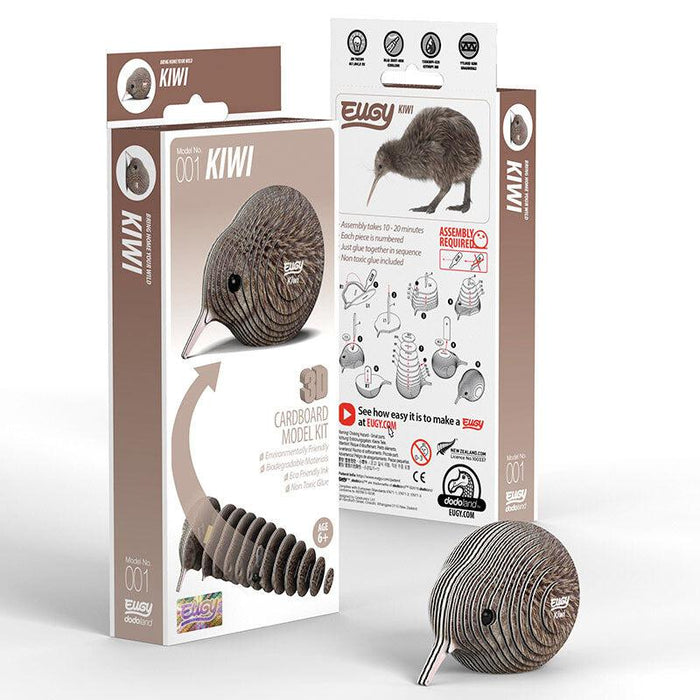 Kiwi 3D Cardboard Model Kit Eugy - for just $11.99! 