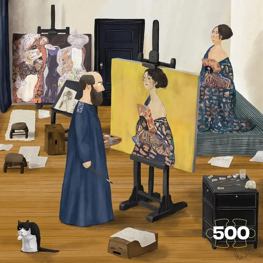 Klimt by Max Dalton 500 Piece Jigsaw Puzzle Recess - for just $24.99! 
