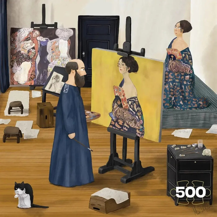 Klimt by Max Dalton 500 Piece Jigsaw Puzzle Recess - for just $24.99! 