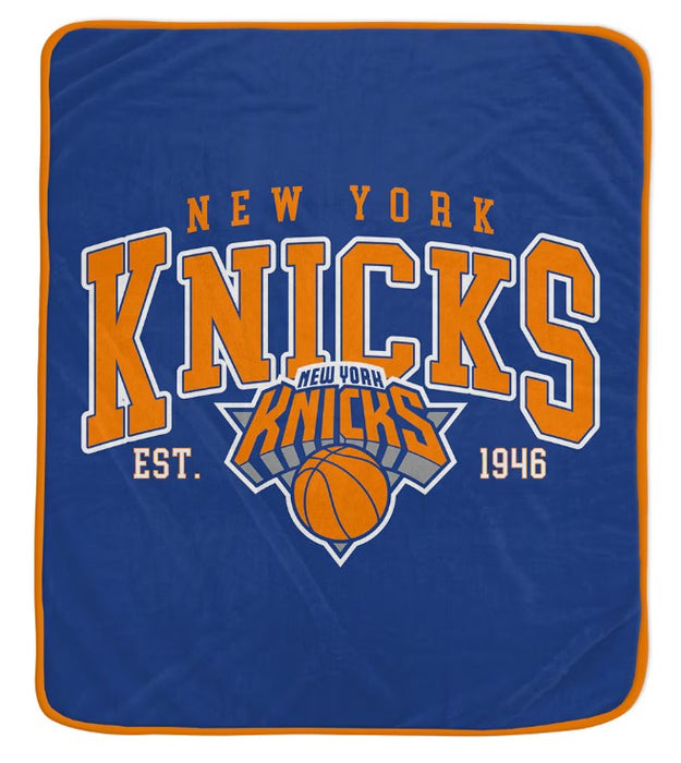 New York Knicks 50" x 60" Vintage Arch Block Blanket - for just $29.99! 