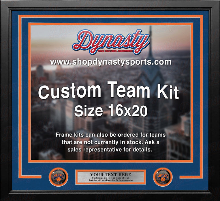 New York Knicks Custom NBA Basketball 16x20 Picture Frame Kit (Multiple Colors) - for just $49.99! 