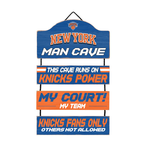 New York Knicks Wooden Man Cave Dangle Sign - for just $29.99! 